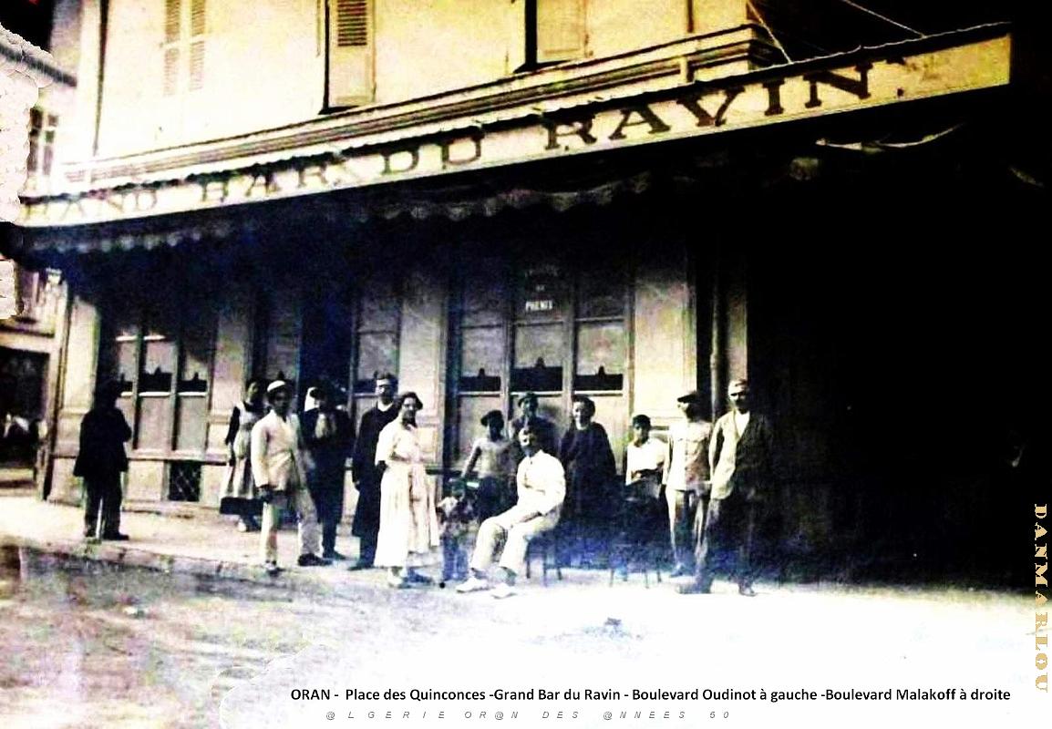 Oran -Marine - Place des Quinconces - Grand Bar du Ravin.jpg